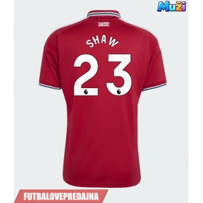 Lacne Muži Futbalové dres Manchester United Luke Shaw #23 2026-27 Krátky Rukáv - Domáci